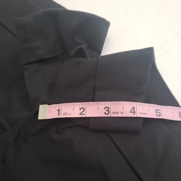 The Limited Cuffed Shorts Black Womens Size 6 Slash Pockets Stretch Twill Chino - Picture 8 of 11